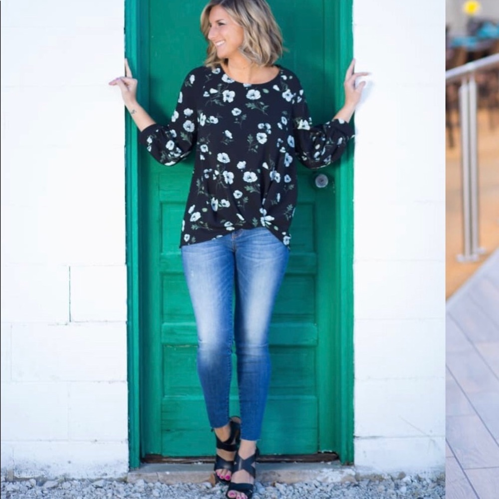 Gibson floral print top